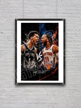 NBA FINALS KNICKS V SPURS Art Print 11x17